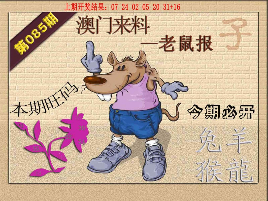 085期(来料)鼠报[图]